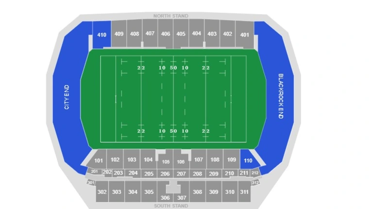 Plan tribunes Pairc Ui Chaoimh